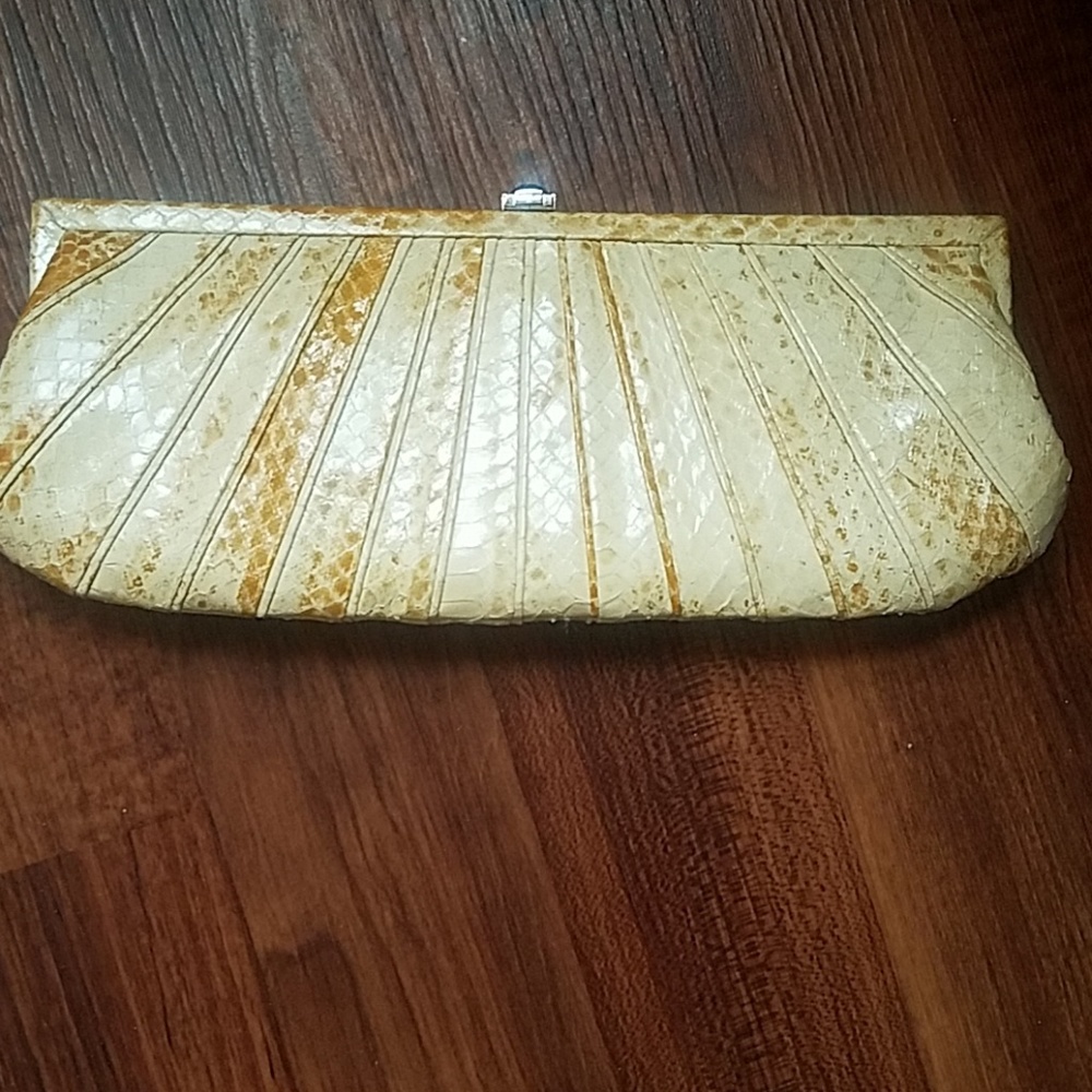 Kotur Snakeskin Clutch